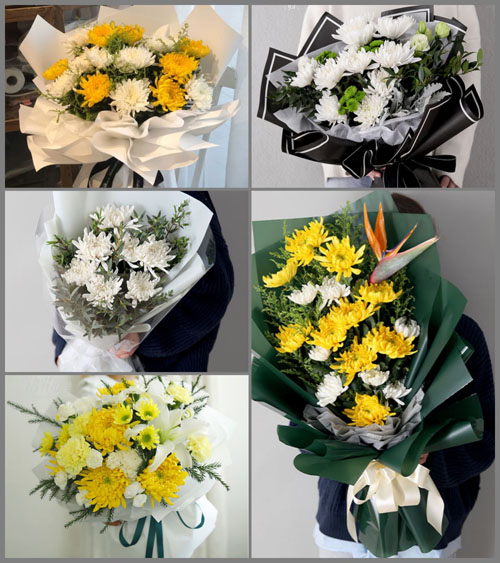 广东湛江市吴川市吴阳镇白沙社区白事花束代送